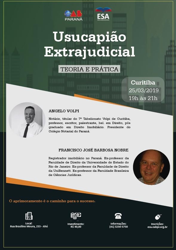 Março/2020 - UNIBRASIL - Usucapião Extrajudicial